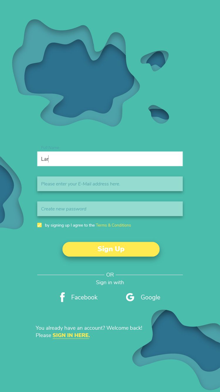 Signup